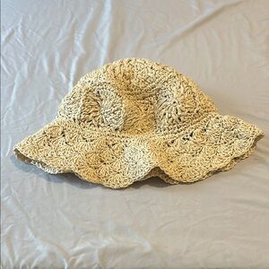 San Diego Hat Company Cream Wide-Brimmed Sun Hat